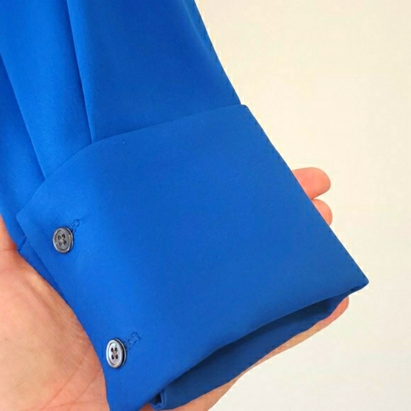 Halston Heritage Silk Blouse - Picture 3 of 6